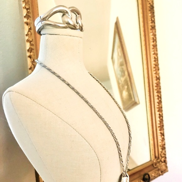 Vintage signed MONET Modernist Necklace & bracelet - Picture 2 of 13